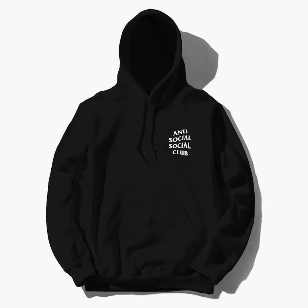 Anti Social Social Club Mind Games Hoodie (fw19) Black - Image 2
