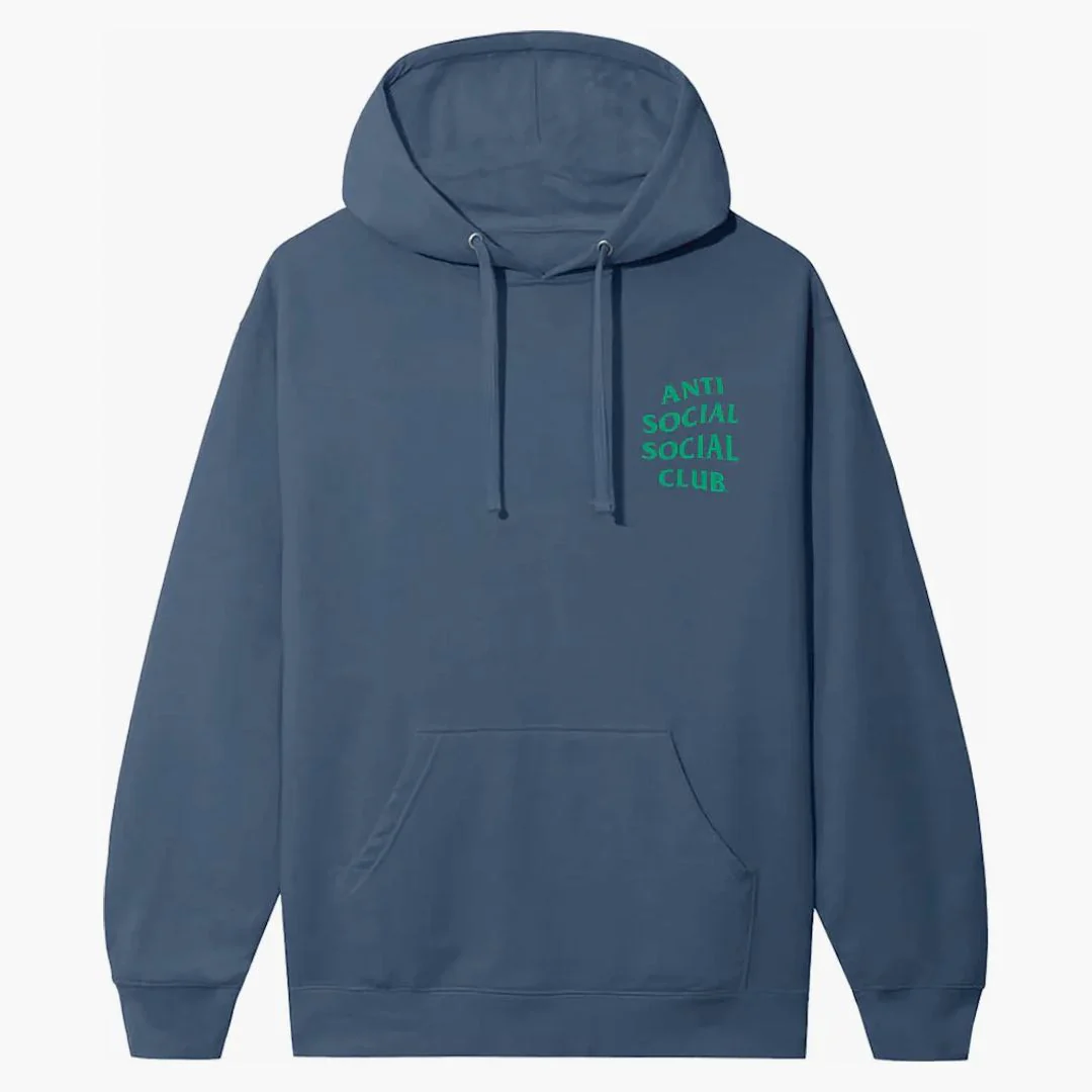 Anti Social Social Club Mind Games Hoodie Storm Blue - Image 2