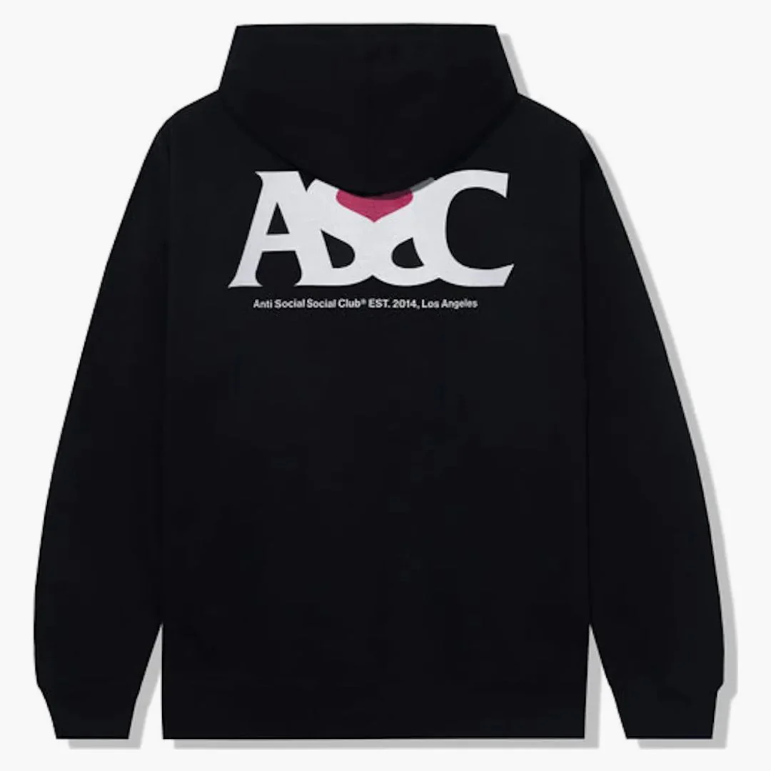 Anti Social Social Club Negative Space Hoodie Black