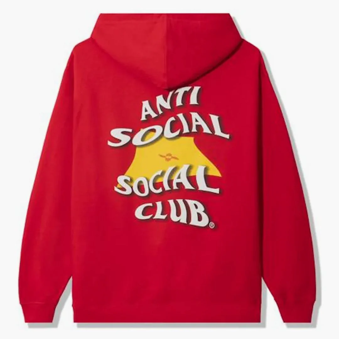Anti Social Social Club New Mexico Hoodie Red - Image 2