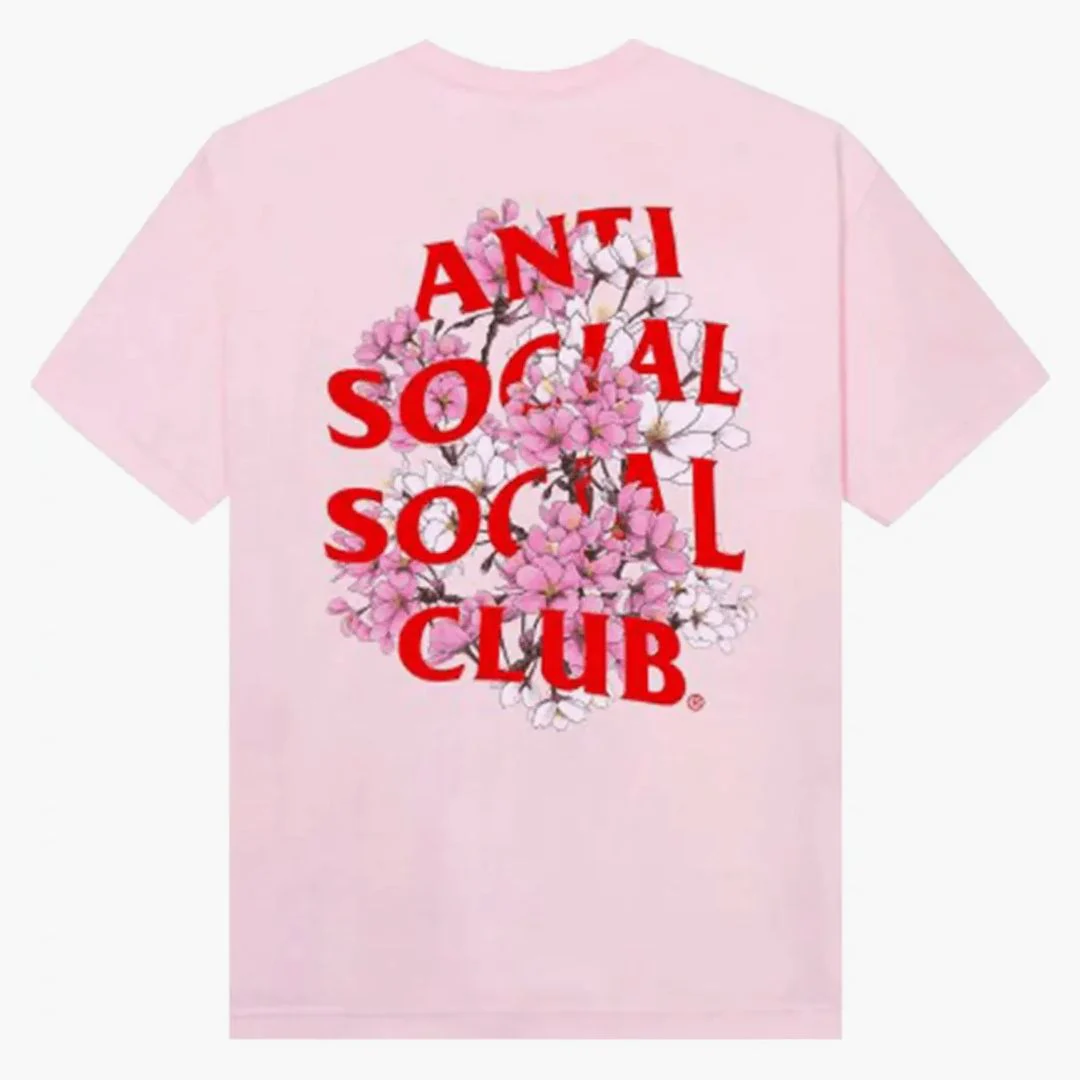 Anti Social Social Club Nihon Japan Exclusive Drop Tee Pink - Image 2