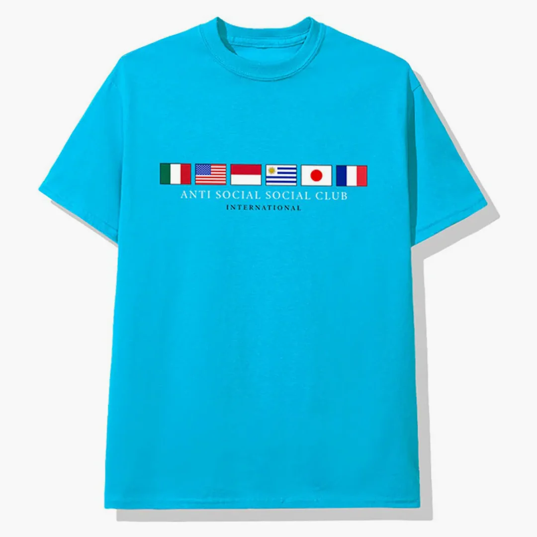 Anti Social Social Club Oceans Tee Blue