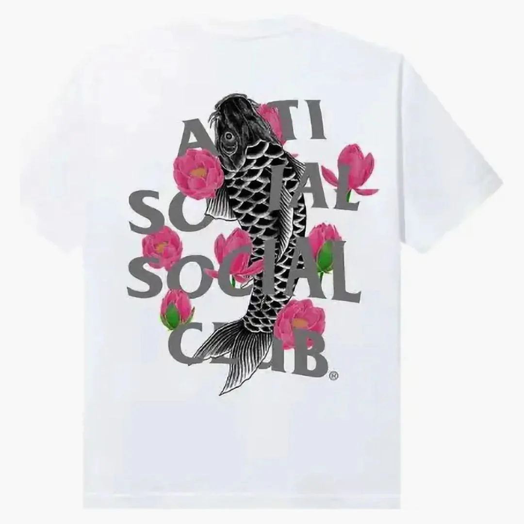 Anti Social Social Club Ornamental 3m Tee White - Image 2