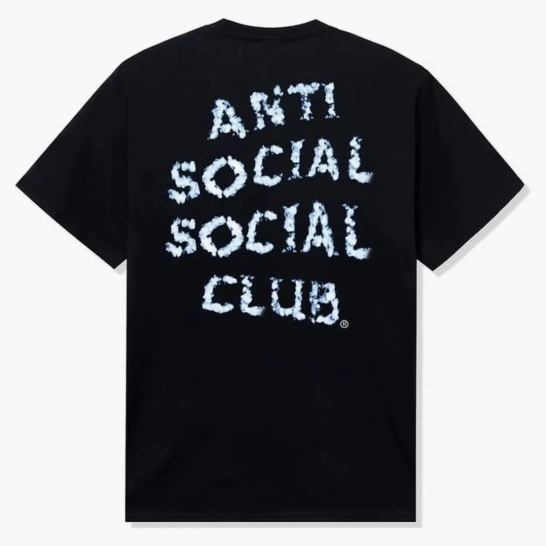 Anti Social Social Club Partly Cloudy Tee Black - Image 2