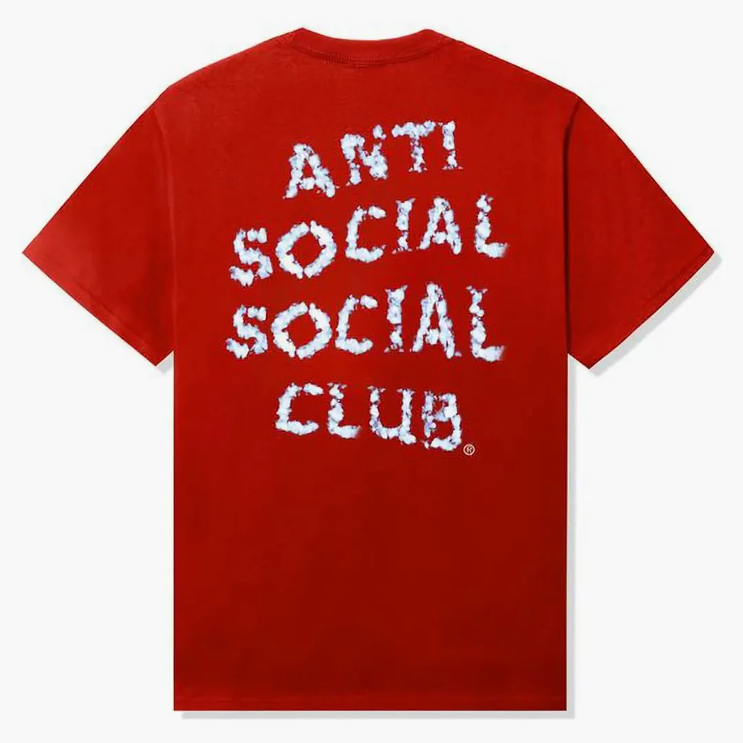 Anti Social Social Club Partly Cloudy Tee Red