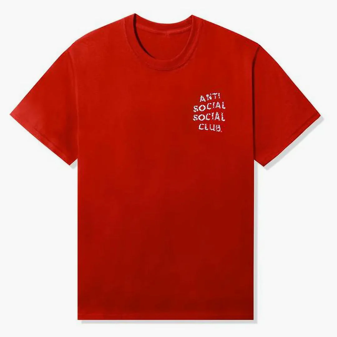 Anti Social Social Club Partly Cloudy Tee Red - Image 2