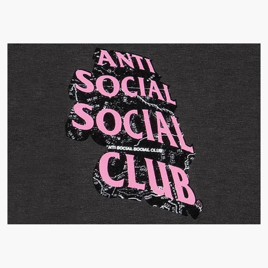 Anti Social Social Club Quest For Love Hoodie Charcoal - Image 2