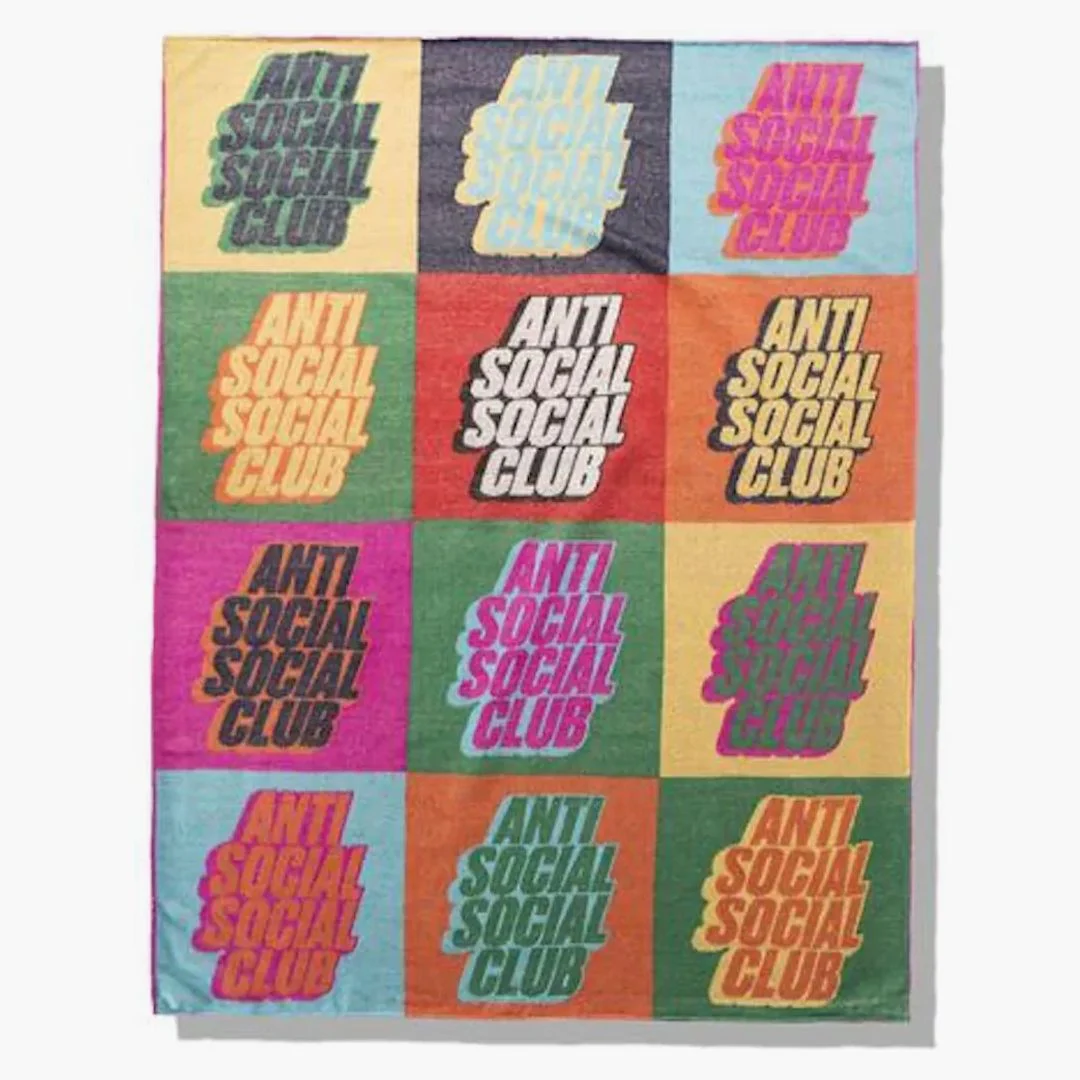 Anti Social Social Club Same Thing Blanket Multi