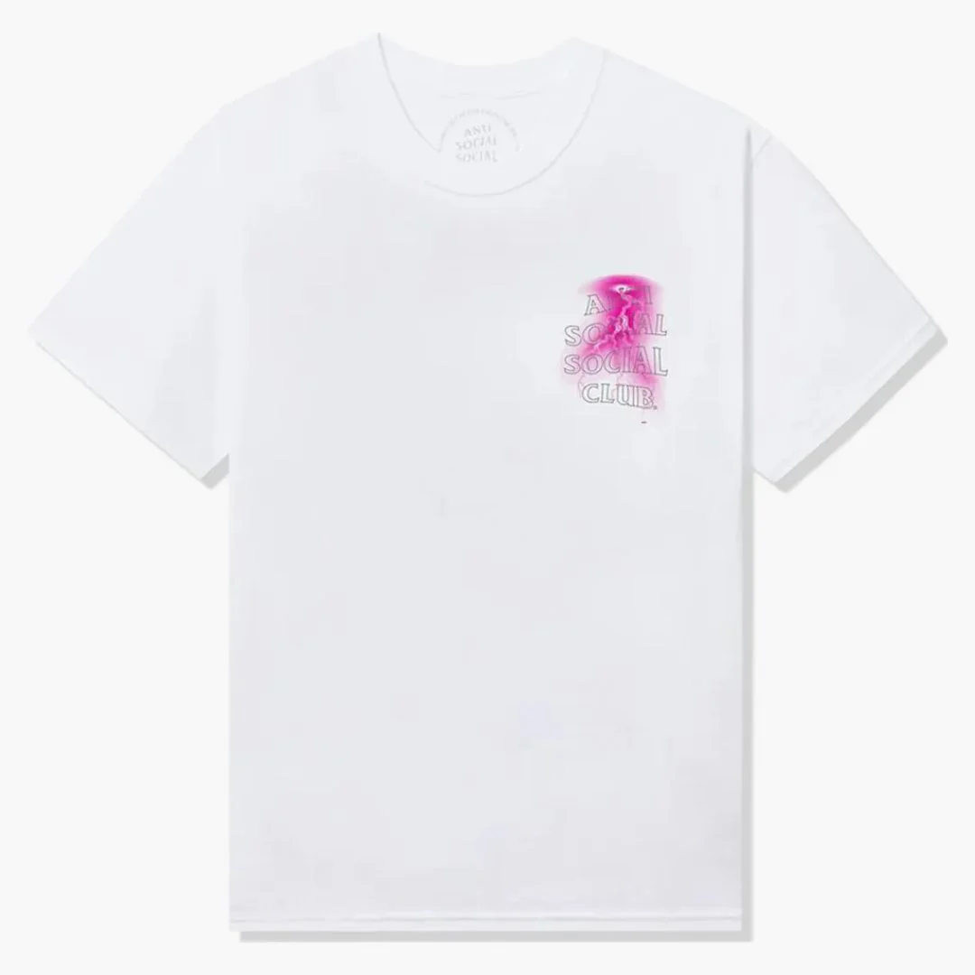 Anti Social Social Club Save Your Tears 3m Reflective Tee White - Image 2