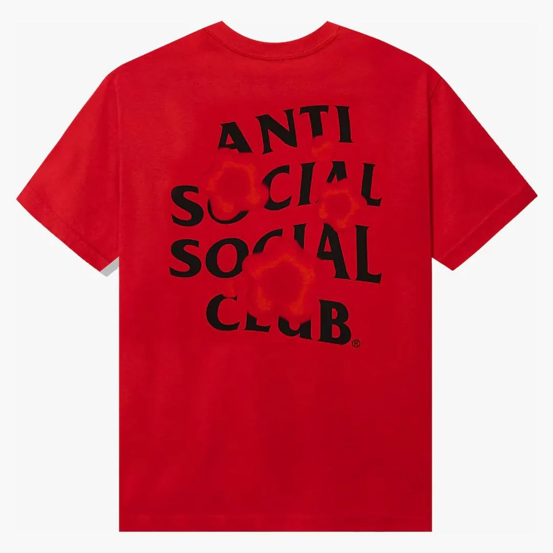 Anti Social Social Club Seeing The Feeling Tee Red
