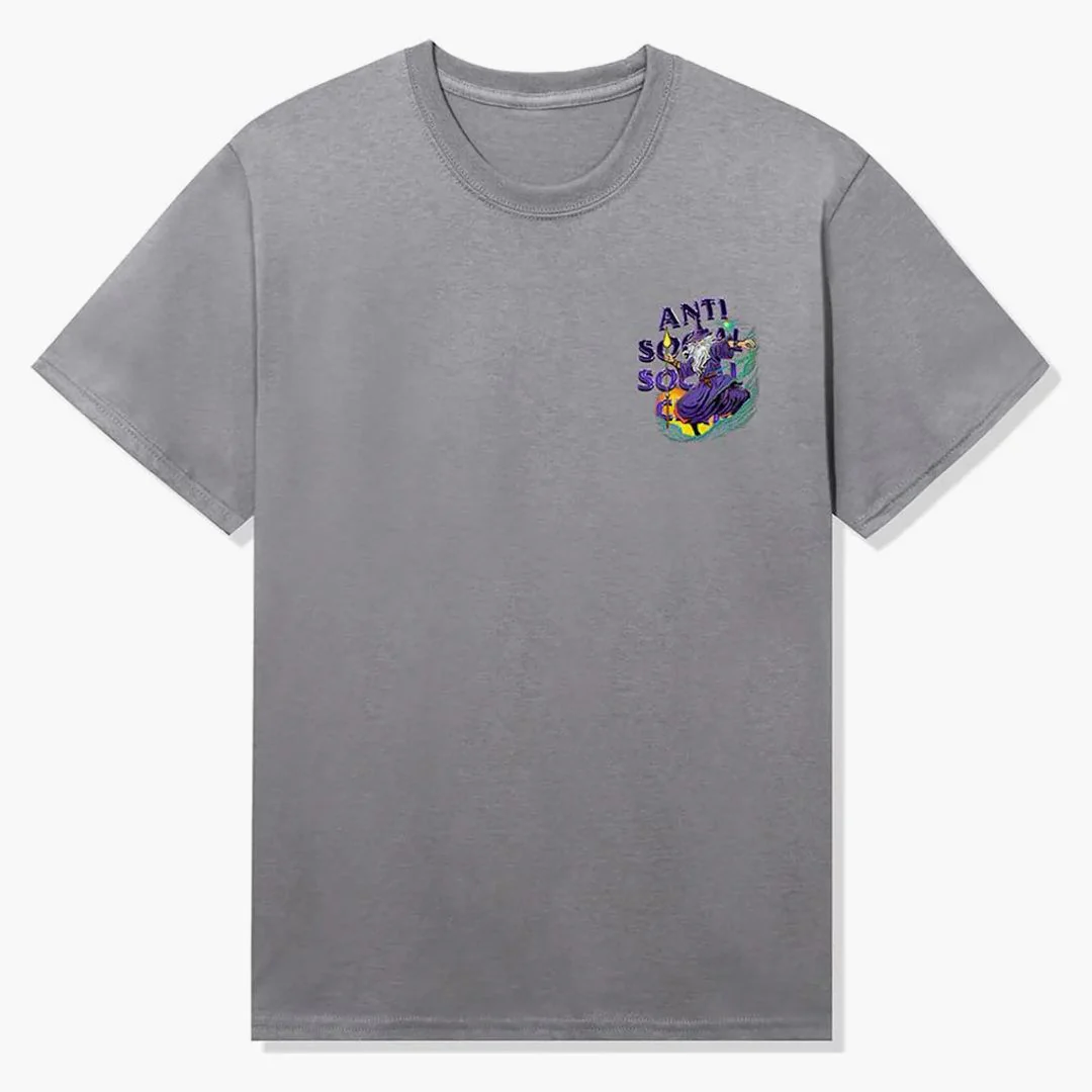 Anti Social Social Club Sleave Tee Grey - Image 2