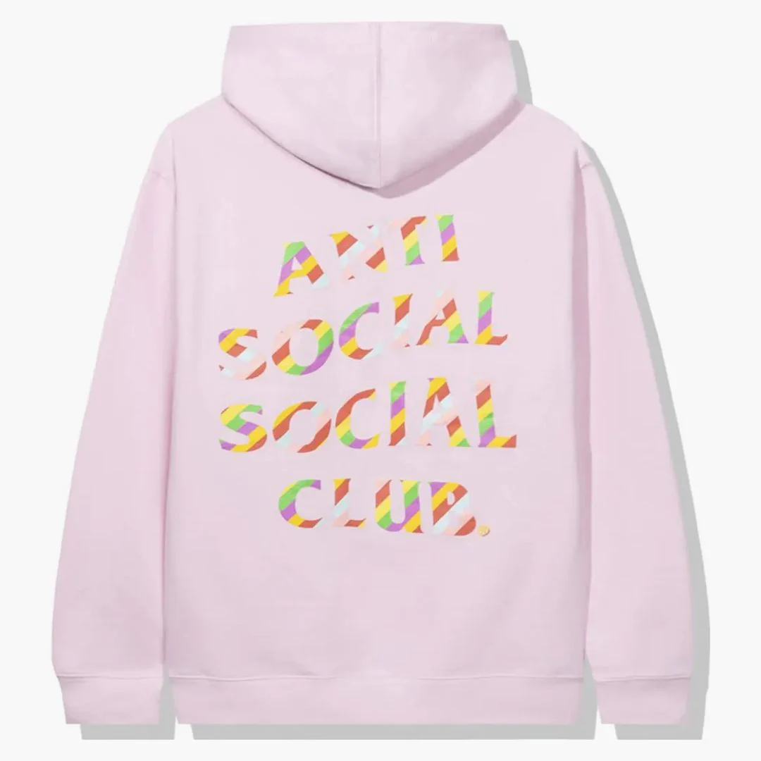 Anti Social Social Club Sweeter Then You Think Hoodie Pink - Image 2