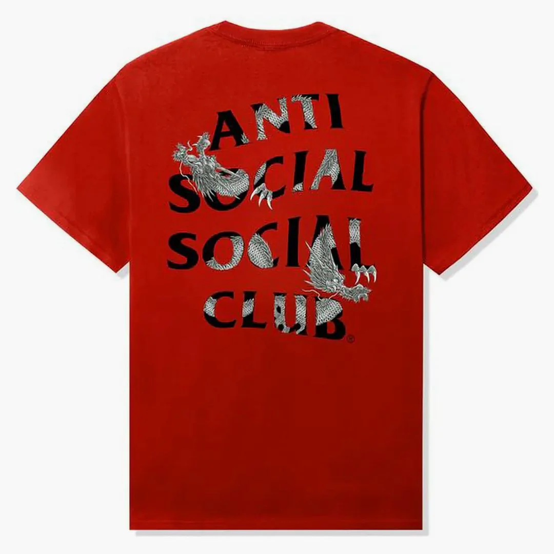 Anti Social Social Club Tatz Tee Red - Image 2