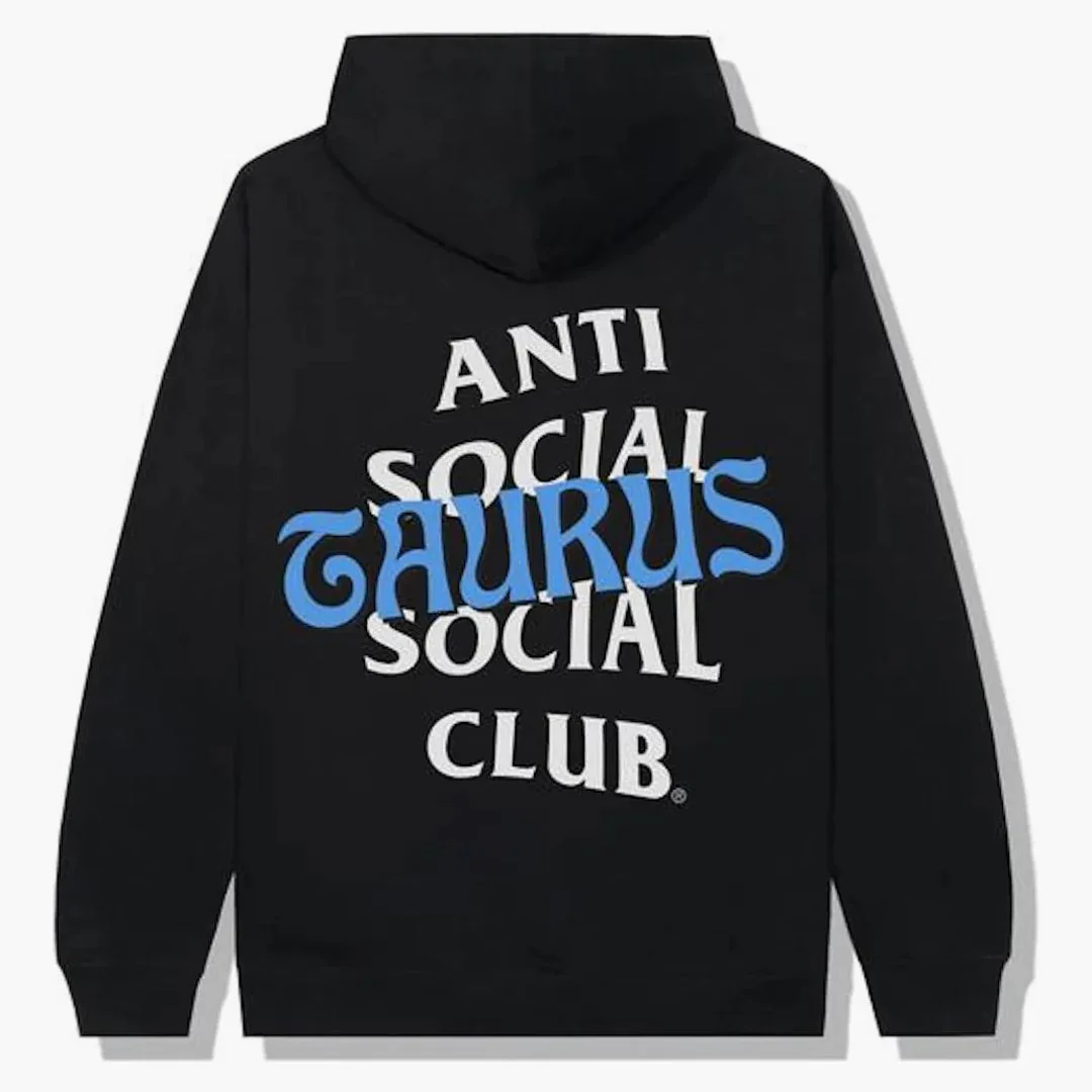 Anti Social Social Club Taurus Hoodie Black - Image 2