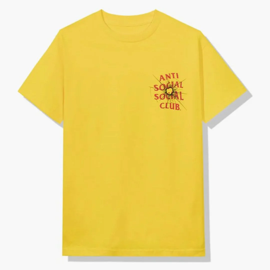Anti Social Social Club Theories Tee Yellow - Image 2