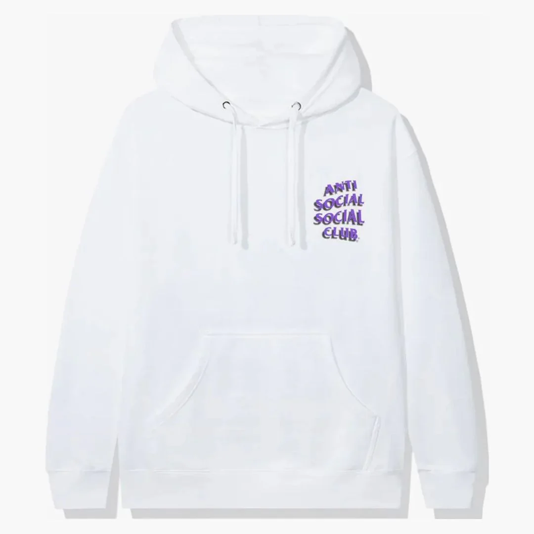 Anti Social Social Club Toned Down Hoodie White - Image 2