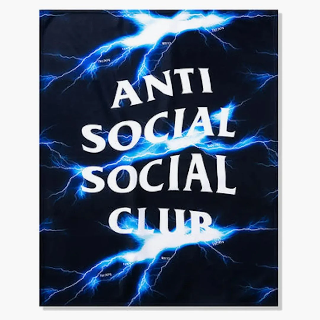 Anti Social Social Club Twister Blanket Multicolor
