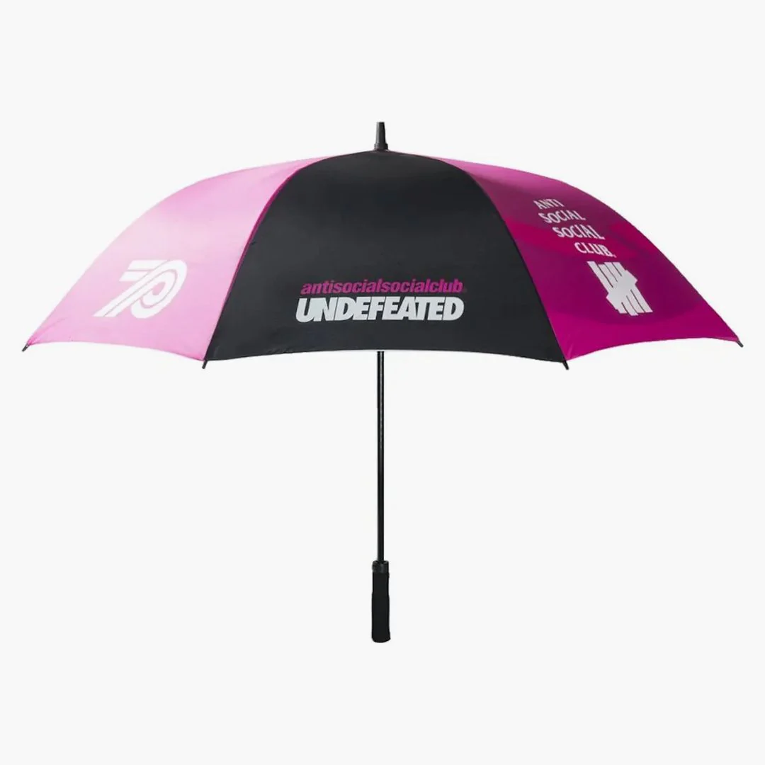 Anti Social Social Club Undftd X F1 Umbrella Pink/black - Image 3