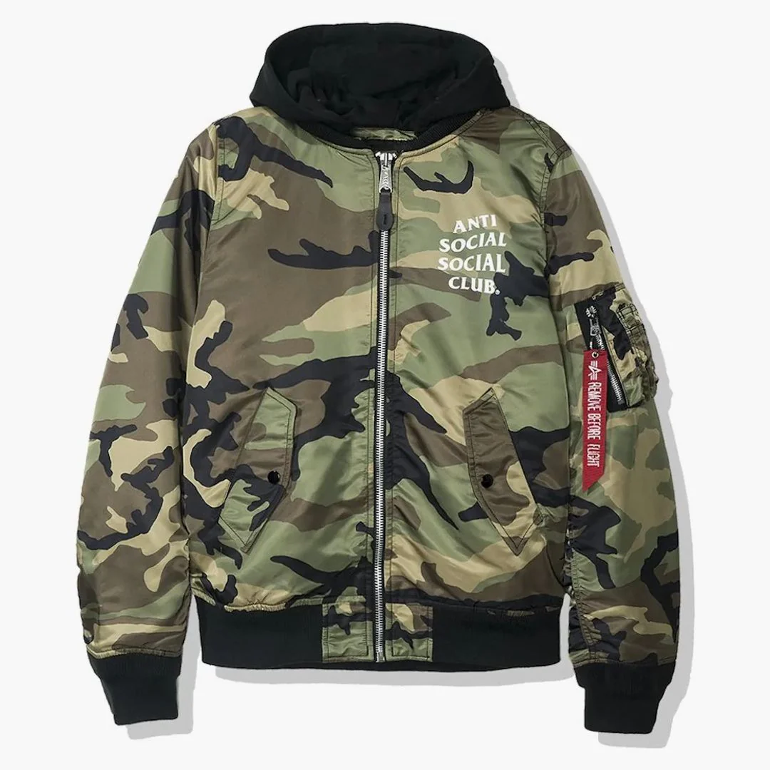 Anti Social Social Club Urus Ma1 Jacket (fw19) Camo