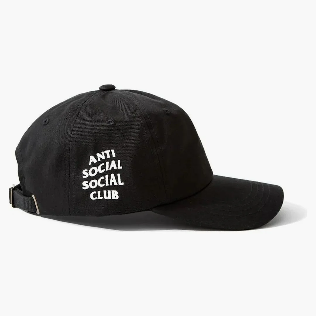 Anti Social Social Club Weird Cap (fw19) Black - Image 2