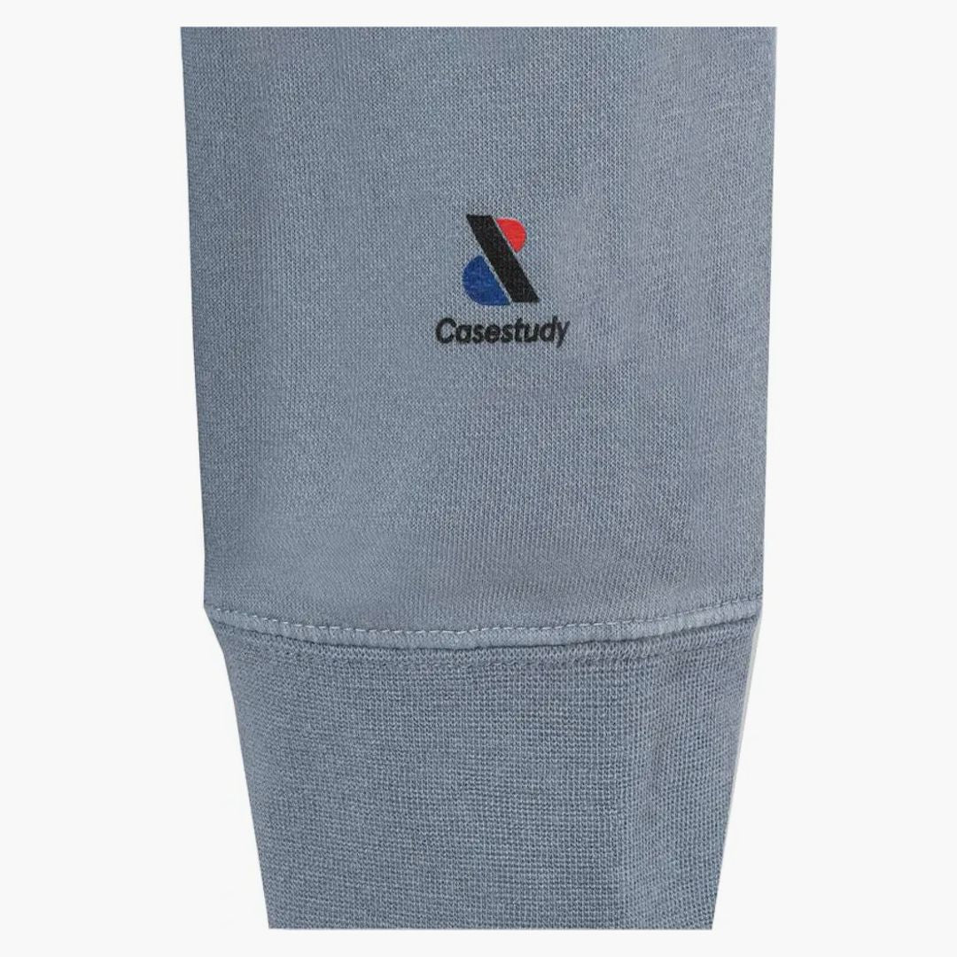 Anti Social Social Club X Case Study Flag Hoodie Blue - Image 3