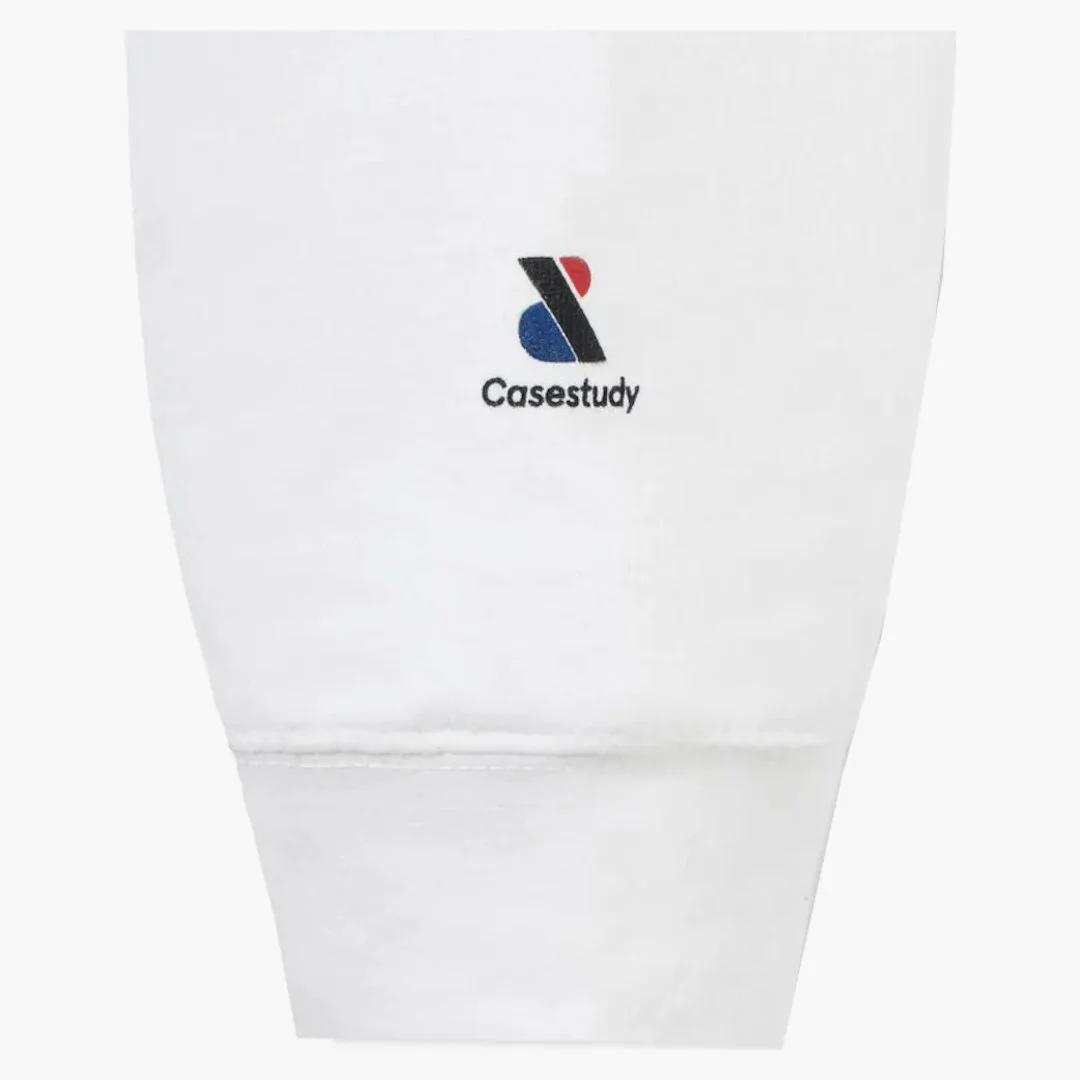 Anti Social Social Club X Case Study Flag Hoodie White - Image 2