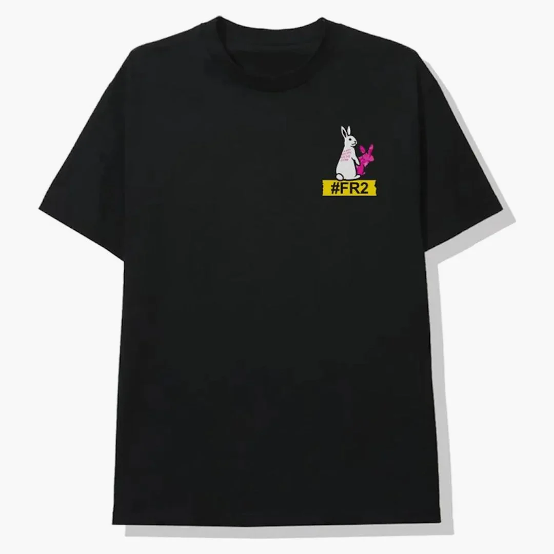 Anti Social Social Club X Fr2 Serrated T-shirt Black