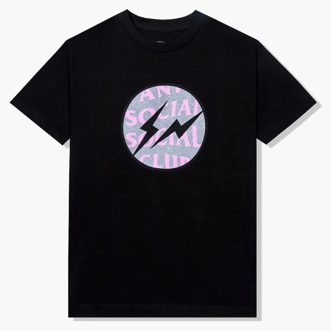 Anti Social Social Club X Fragment Called Interference Tee (fw22) Black - Image 2
