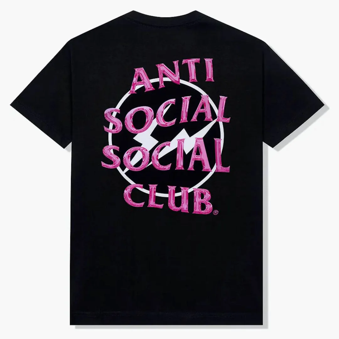 Anti Social Social Club X Fragment Precious Petals Tee (fw22) Black Pink