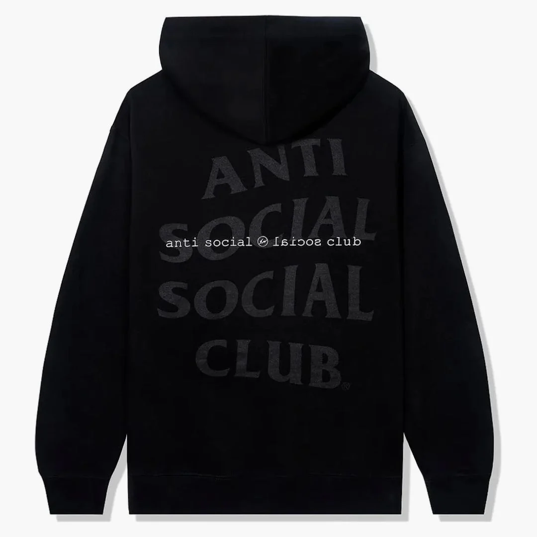 Anti Social Social Club X Fragment Type A Hoodie (fw22) Black