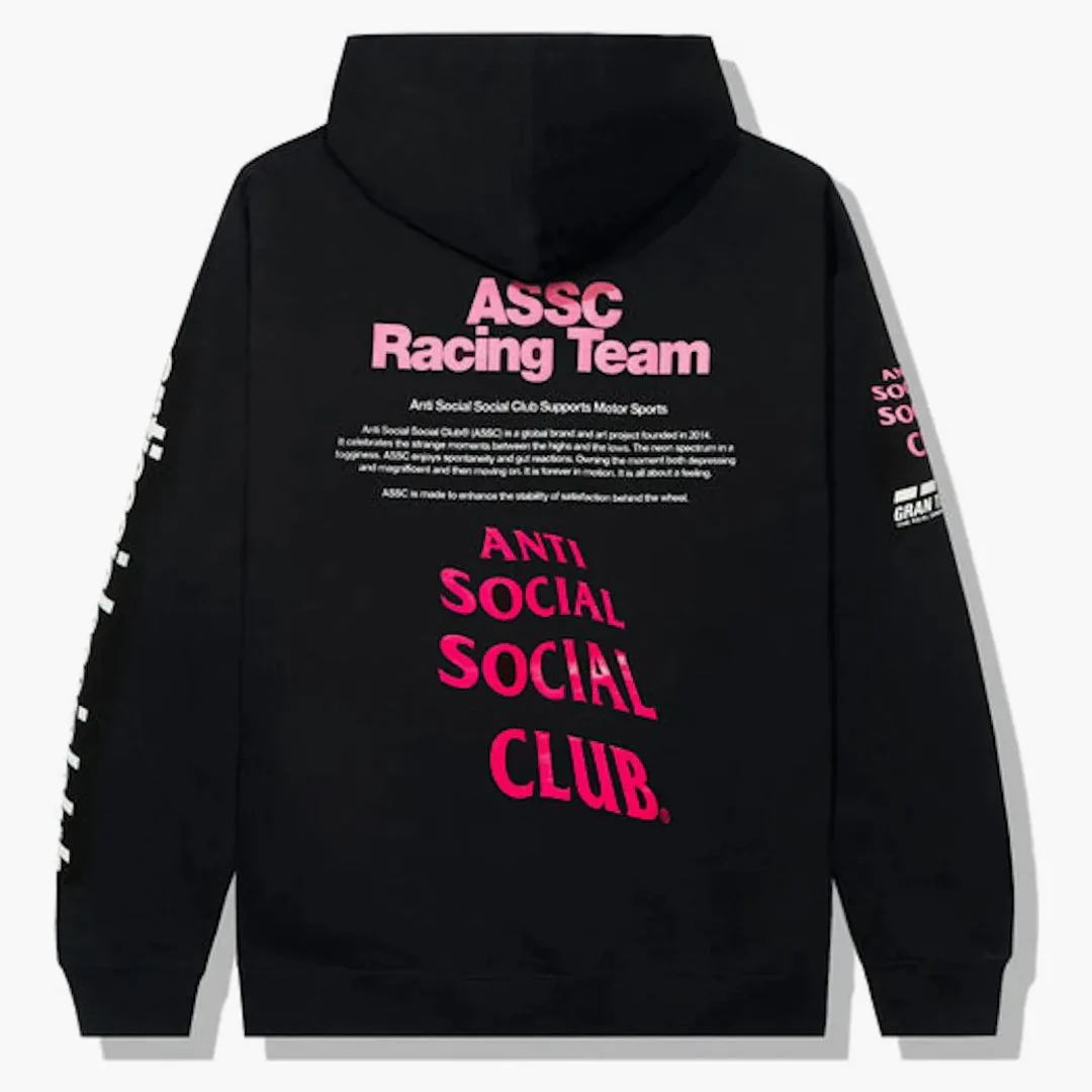 Anti Social Social Club X Gran Turismo Hoodie Black - Image 2