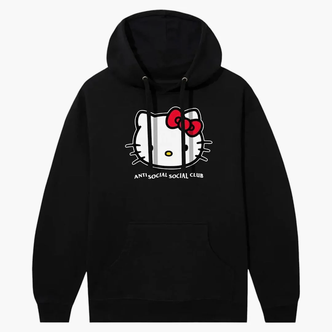 Anti Social Social Club X Hello Kitty Weird Hoodie Black - Image 2
