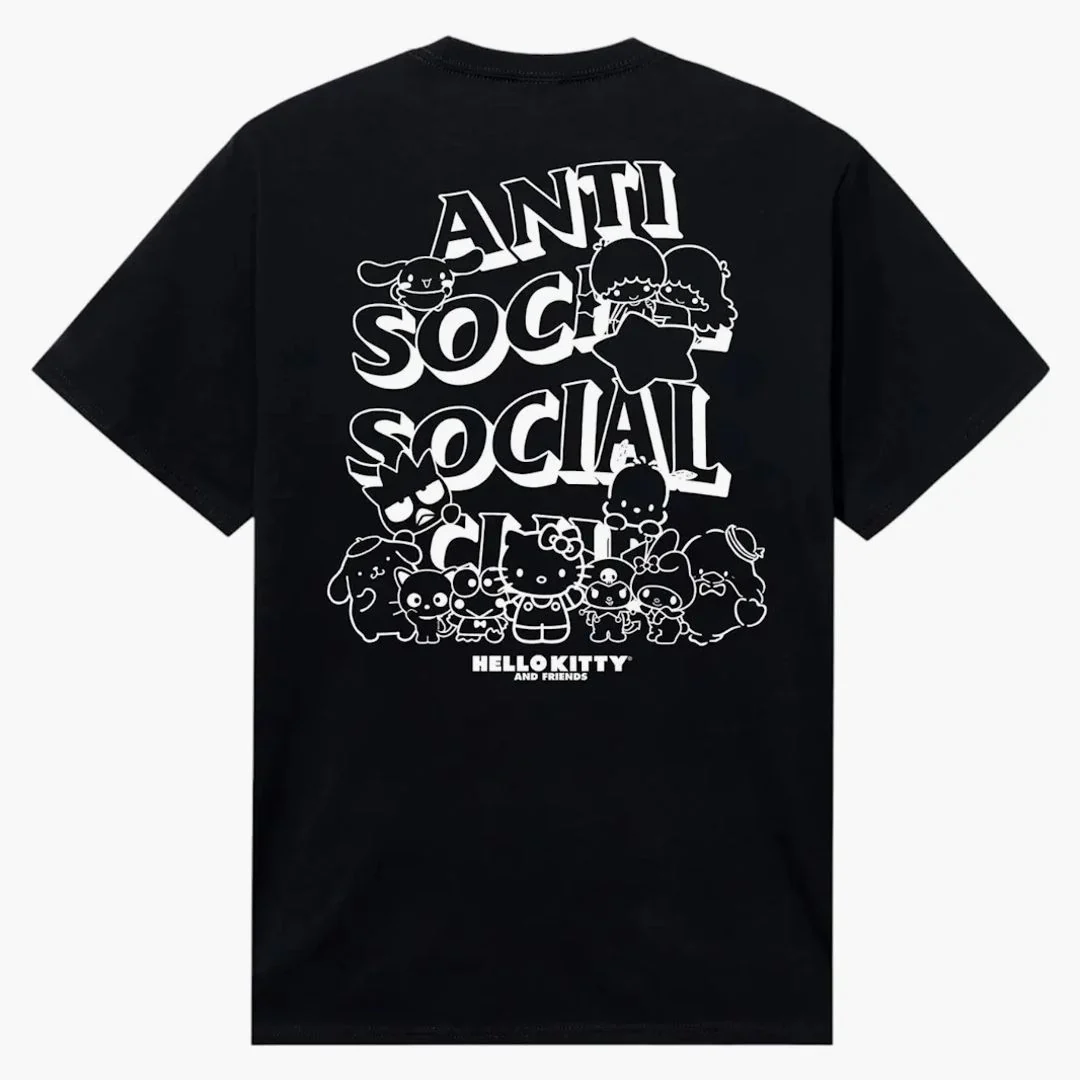 Anti Social Social Club X Hello Kitty Weird Tee Black - Image 2