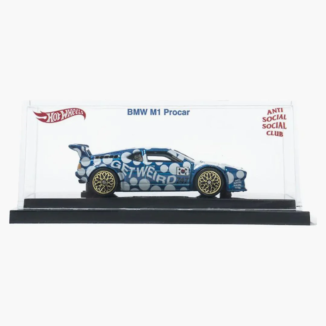 Anti Social Social Club X Hot Wheels Bmw M1 Car