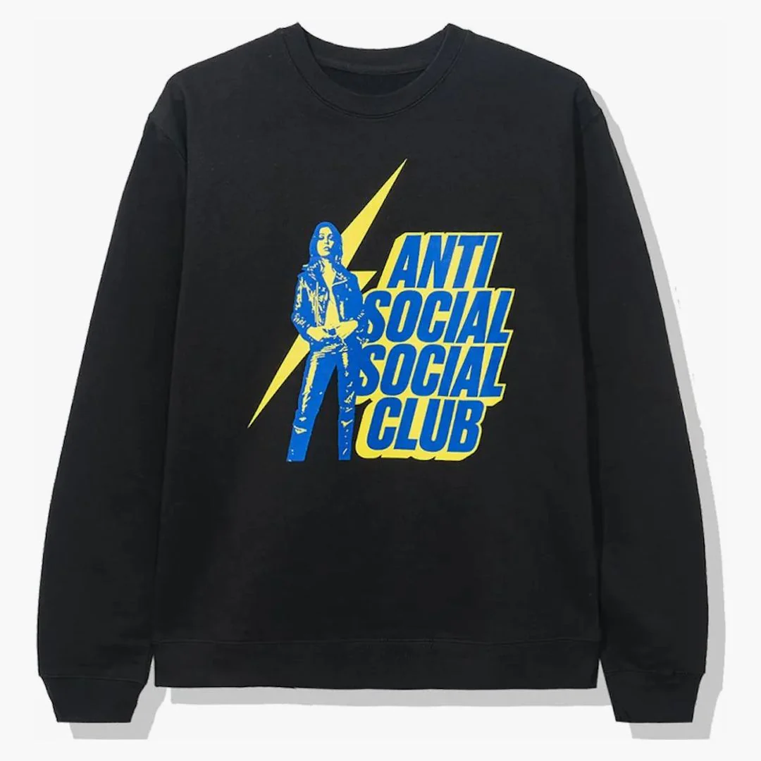 Anti Social Social Club X Hysteric Glamour Crewneck Black