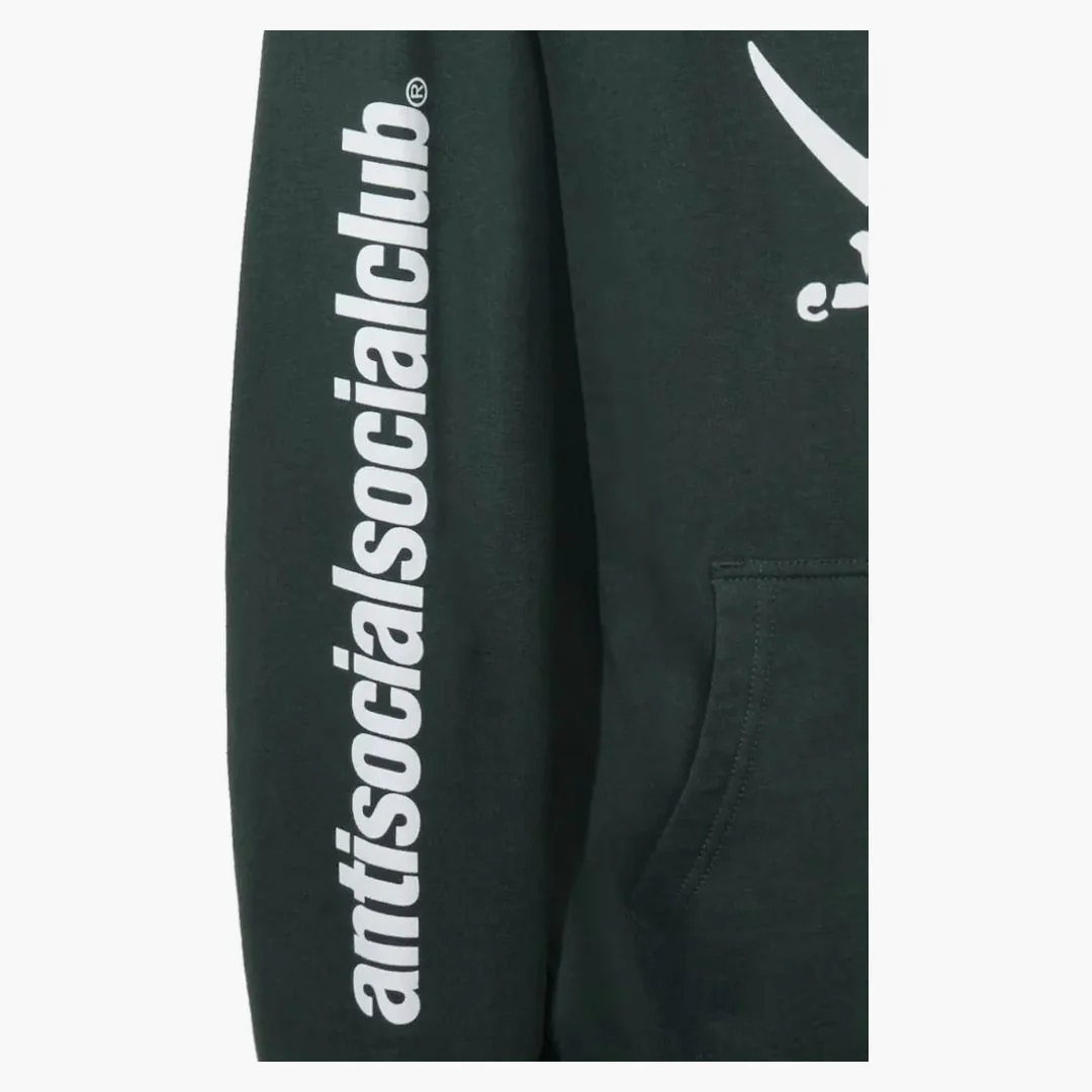 Anti Social Social Club X Neighborhood 6ix Green Hoodie Hoodie Green - Image 3