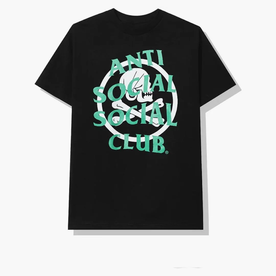 Anti Social Social Club X Neighborhood Cambered Black Tee Tee Black - Image 2