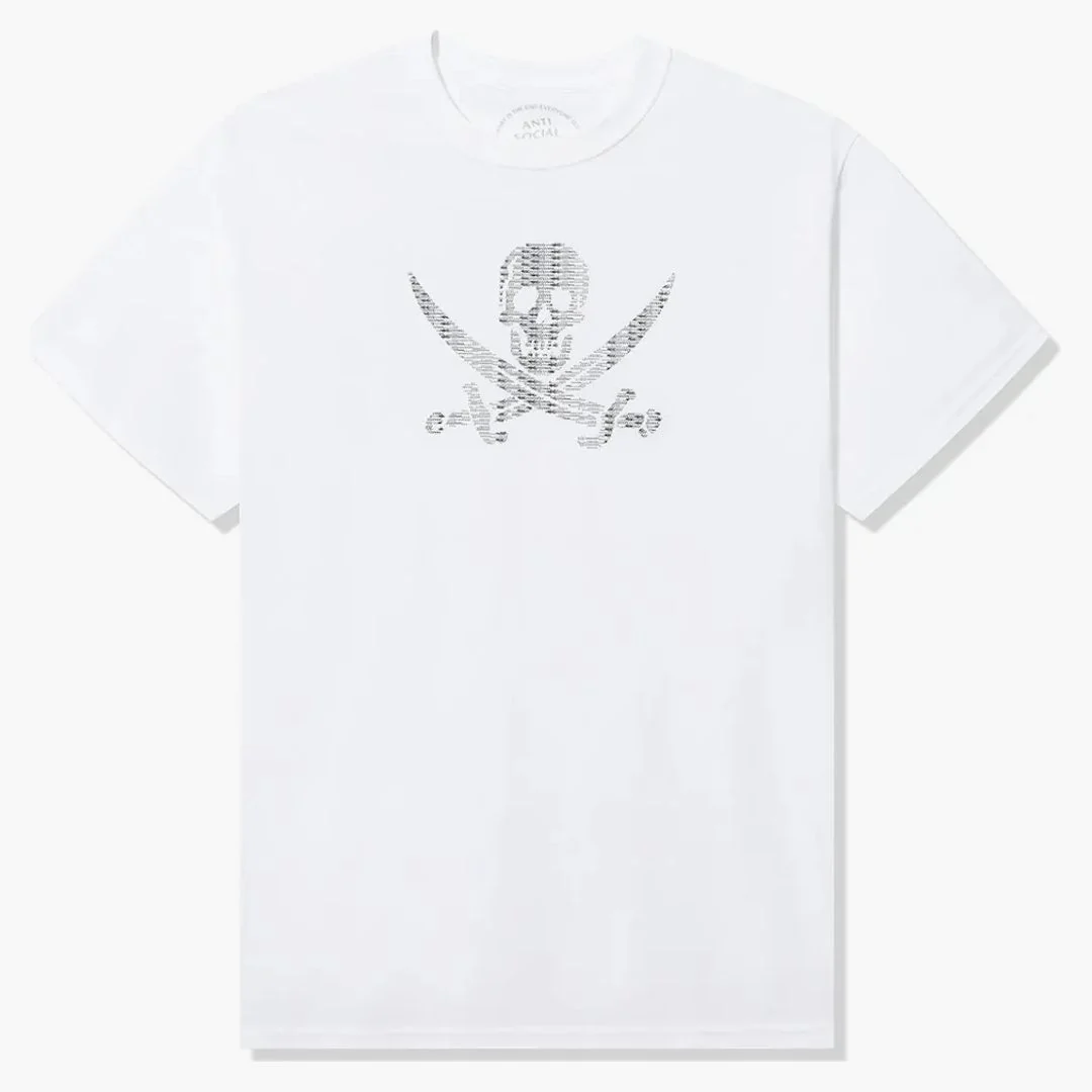 Anti Social Social Club X Neighborhood Crossbone Tee White