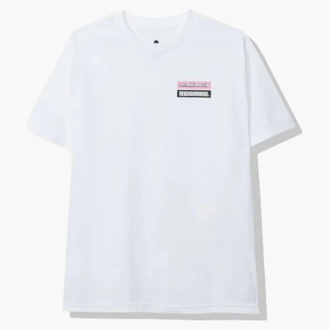 Anti Social Social Club X Neighborhood Stuck On You Tee White - Image 2