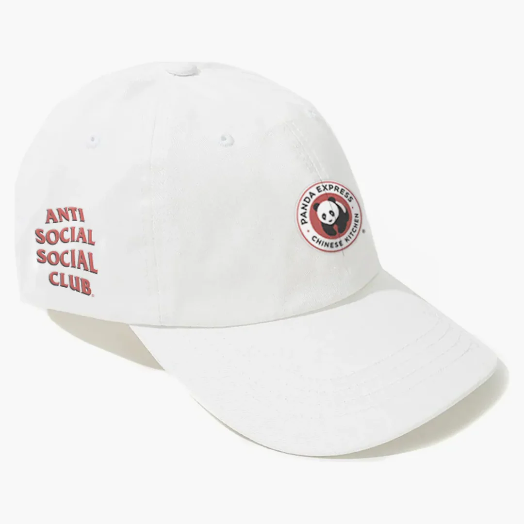 Anti Social Social Club X Panda White Cap White