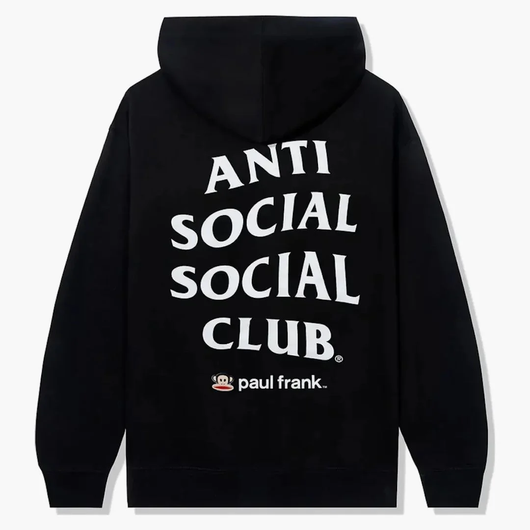 Anti Social Social Club X Paul Frank Hoodie Black - Image 2