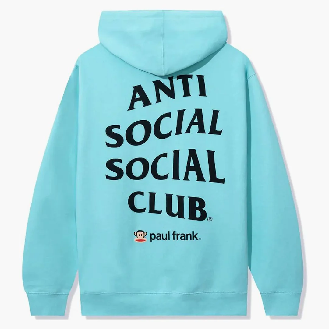 Anti Social Social Club X Paul Frank Hoodie Mint - Image 2