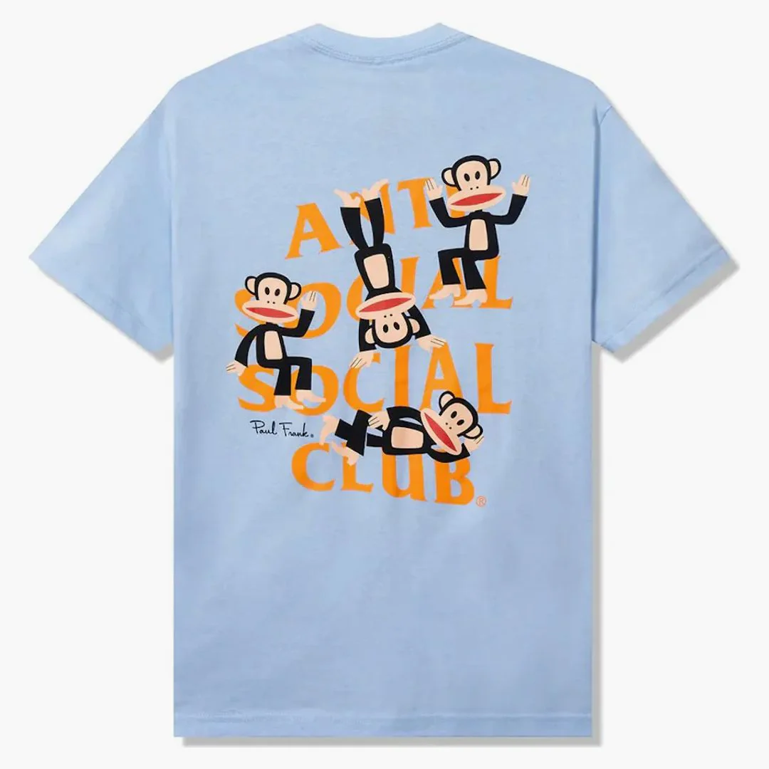 Anti Social Social Club X Paul Frank Lounge Tee Blue - Image 2