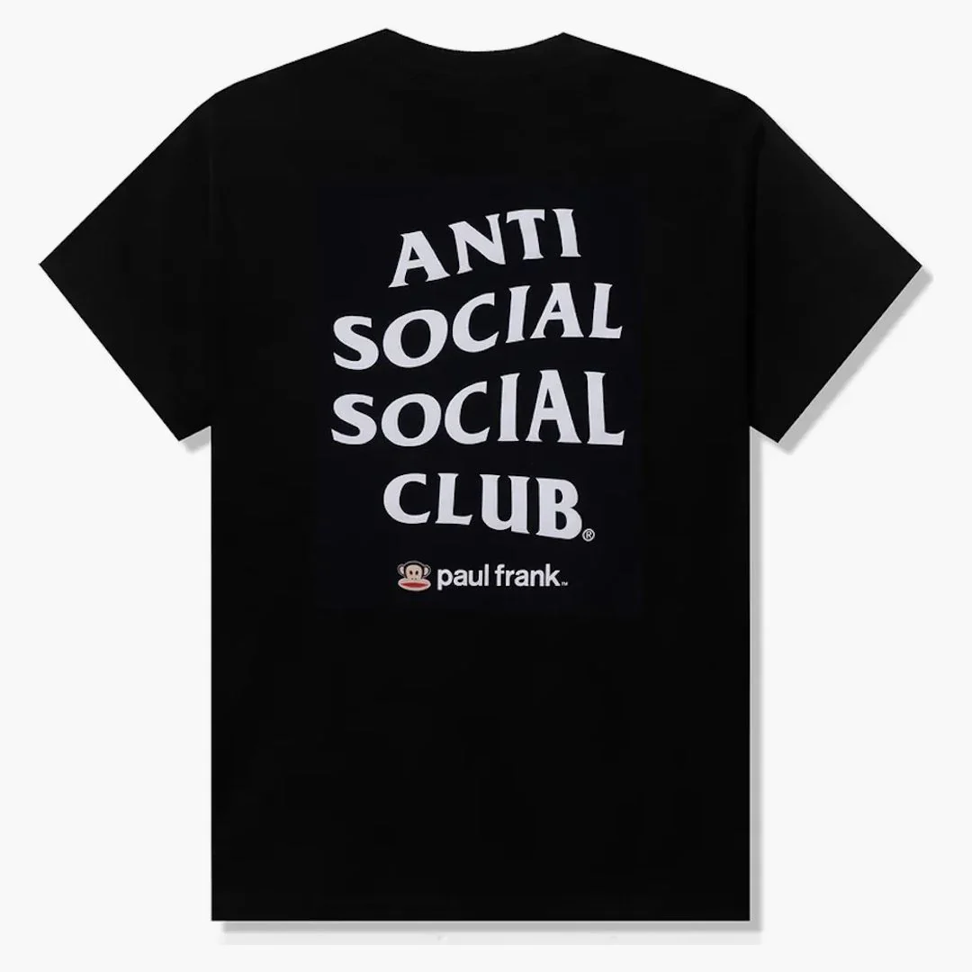 Anti Social Social Club X Paul Frank Youth Logo Tee Black