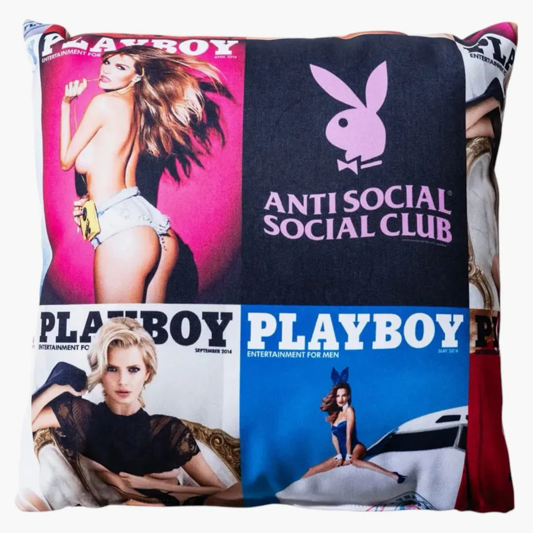 Anti Social Social Club X Playboy Of The Year Pillow Multi