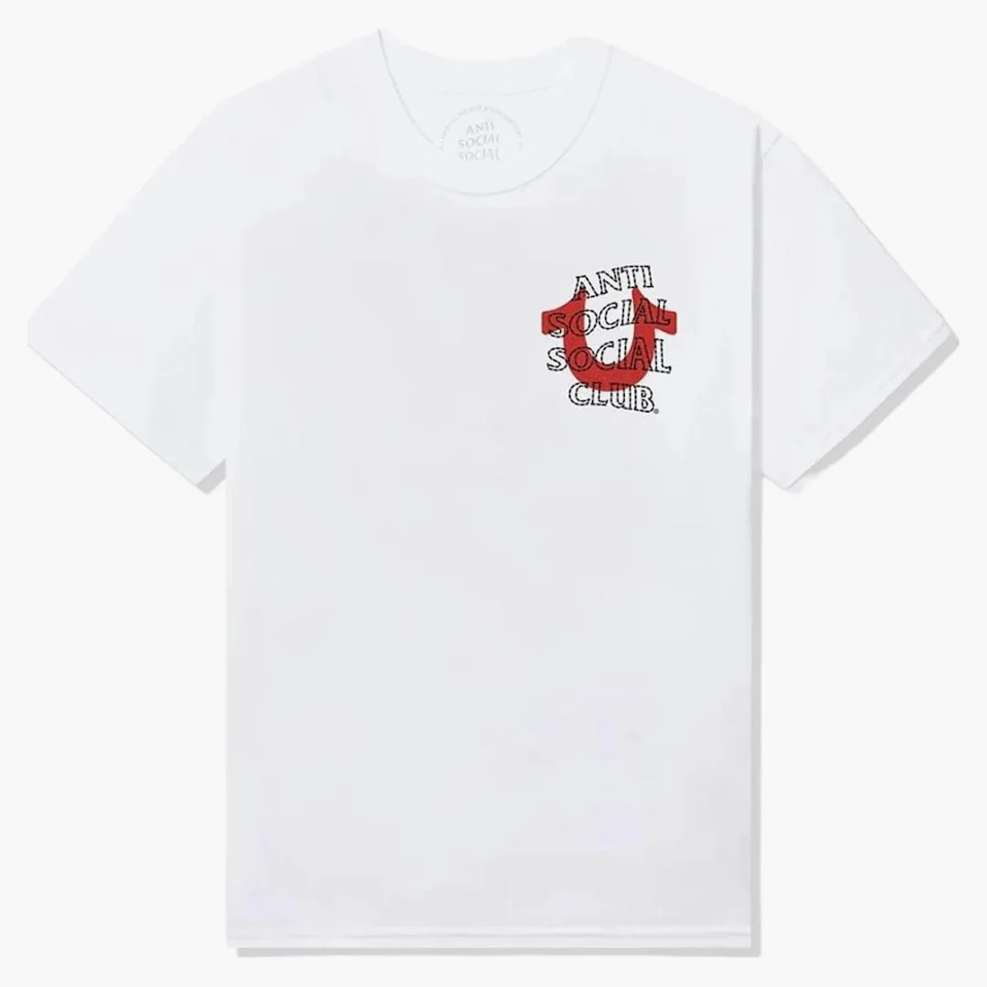 Anti Social Social Club X True Religion Anti-truth Premium Heavyweight Tee White - Image 2