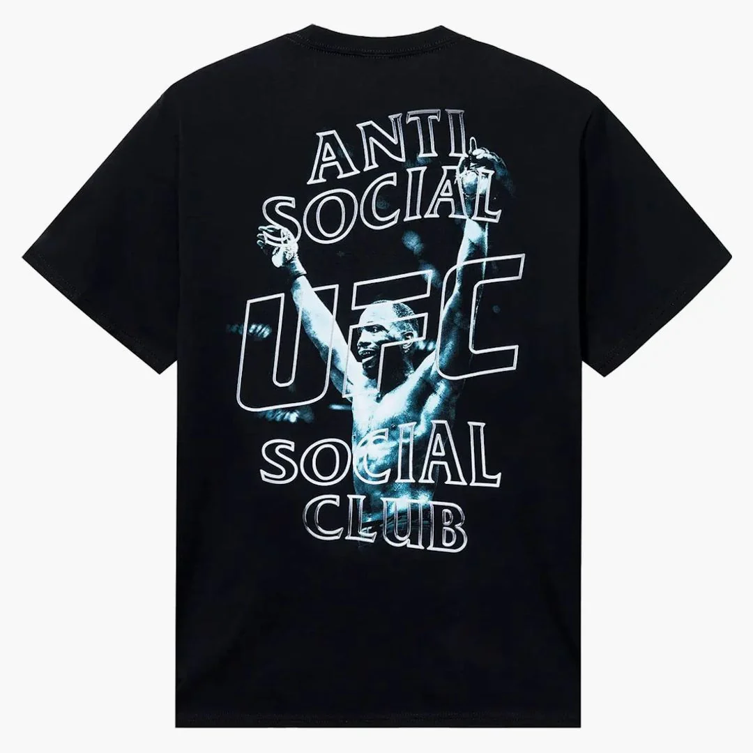 Anti Social Social Club X Ufc Leon Edwards Tee Black - Image 2