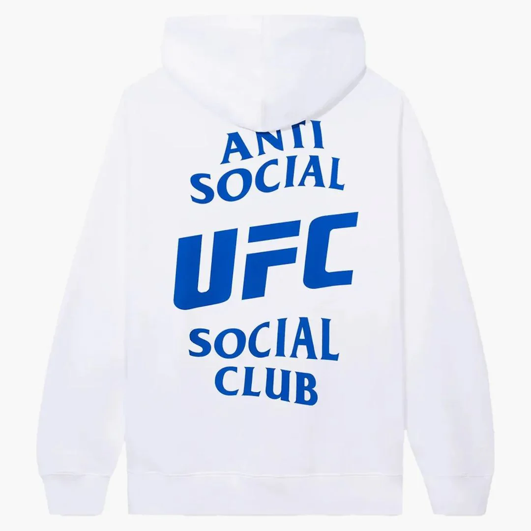 Anti Social Social Club X Ufc Self-titled Hoodie White