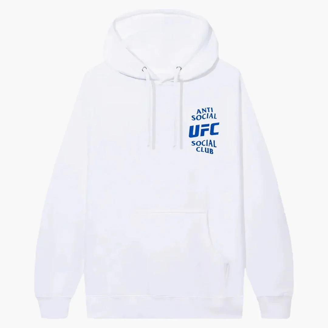 Anti Social Social Club X Ufc Self-titled Hoodie White - Image 2