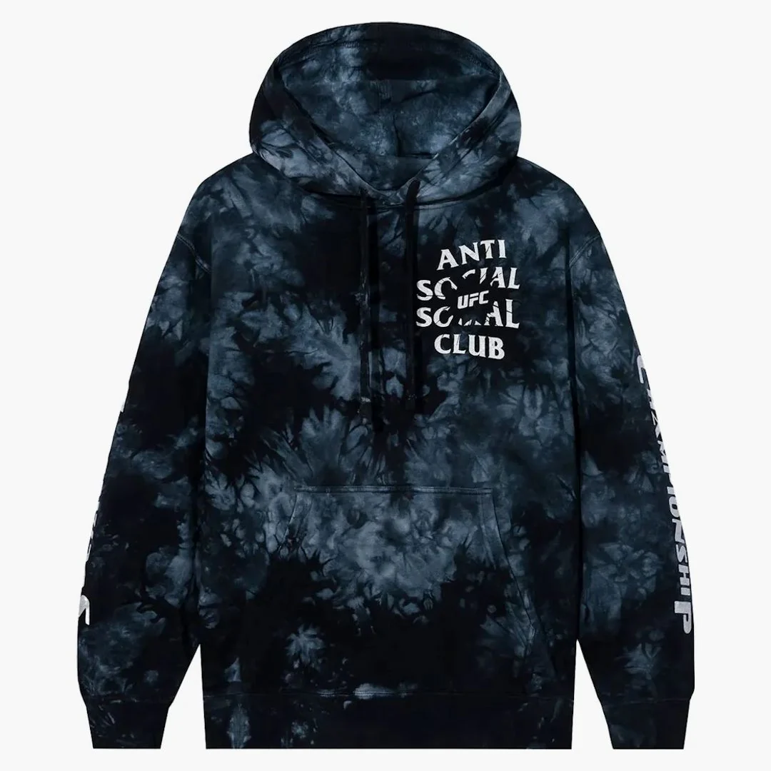 Anti Social Social Club X Ufc Ultimatum Hoodie Black - Image 2